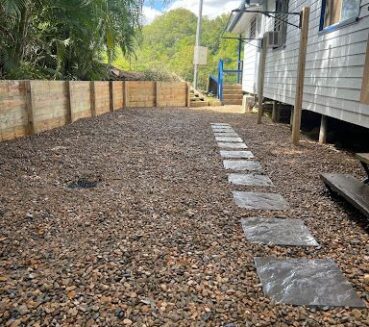 Residential Stepping Stone Pathway style -Landscaping at CLM Group Landscaping & Maintenance Services