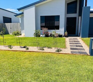 Formal Style Garden -Garden landscaping, Stepping Stone Pathway & Lawn Care - Landscaping at CLM Group Landscaping & Maintenance Services